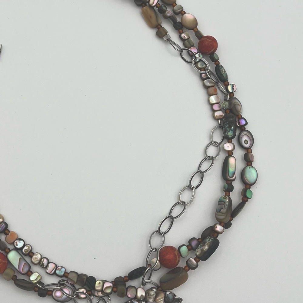 Silpada Retired 925 Multistone Statement Necklace - image 4